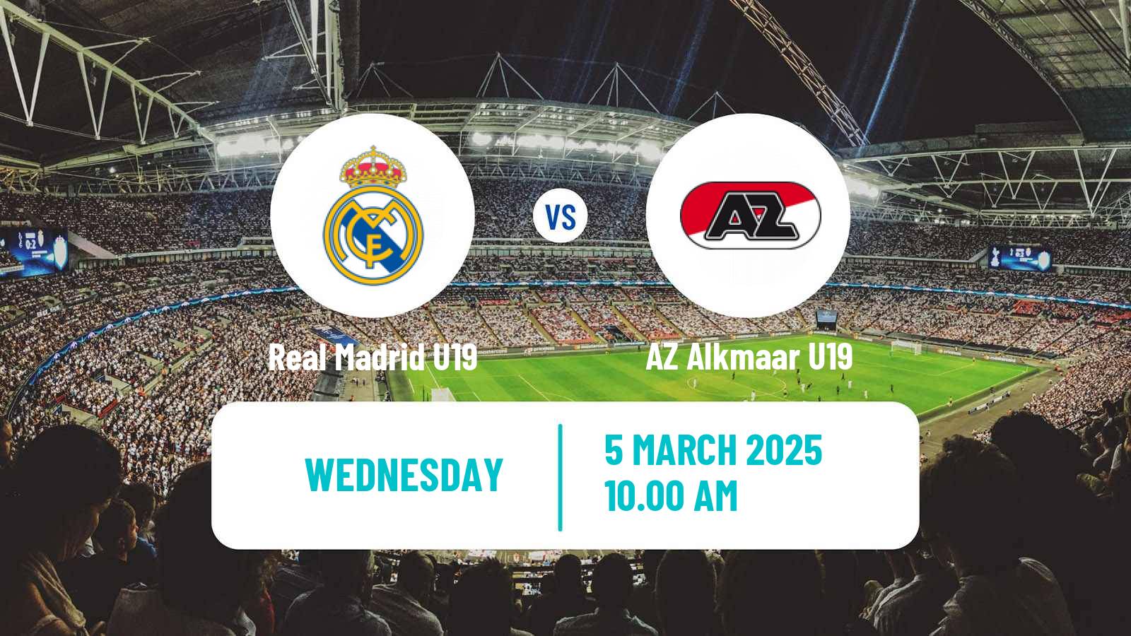 Soccer UEFA Youth League Real Madrid U19 - AZ Alkmaar U19