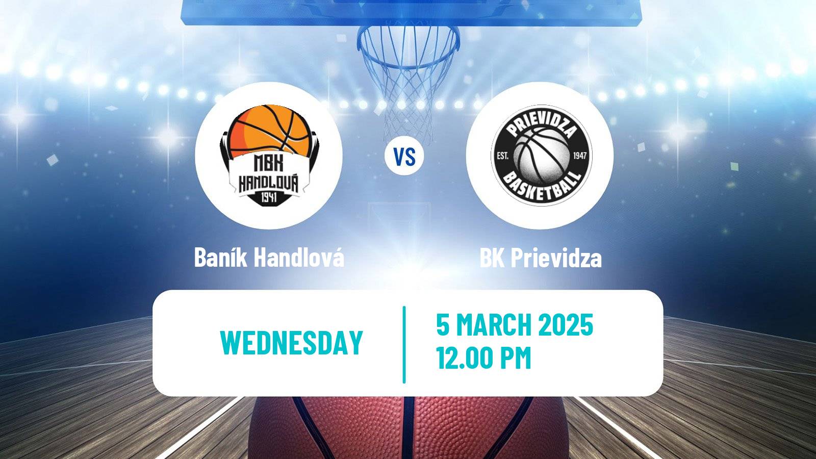 Basketball Slovak Extraliga Basketball Baník Handlová - Prievidza