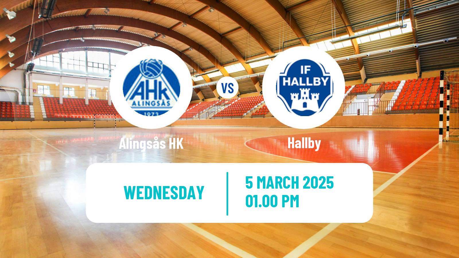 Handball Swedish Elitserien Handball Alingsås - Hallby