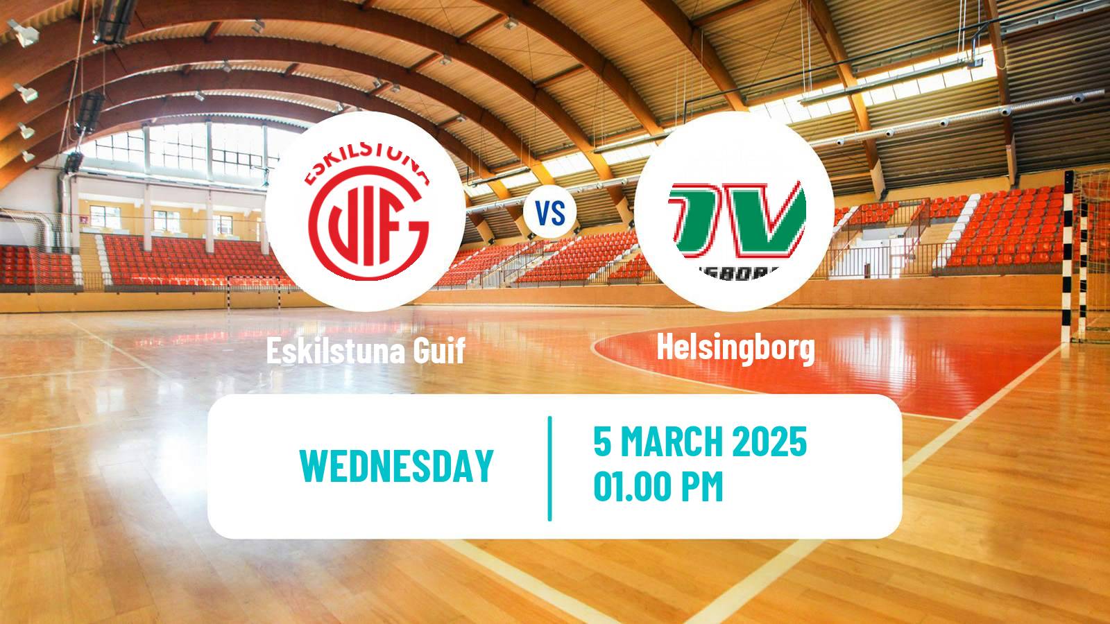 Handball Swedish Elitserien Handball Eskilstuna Guif - Helsingborg