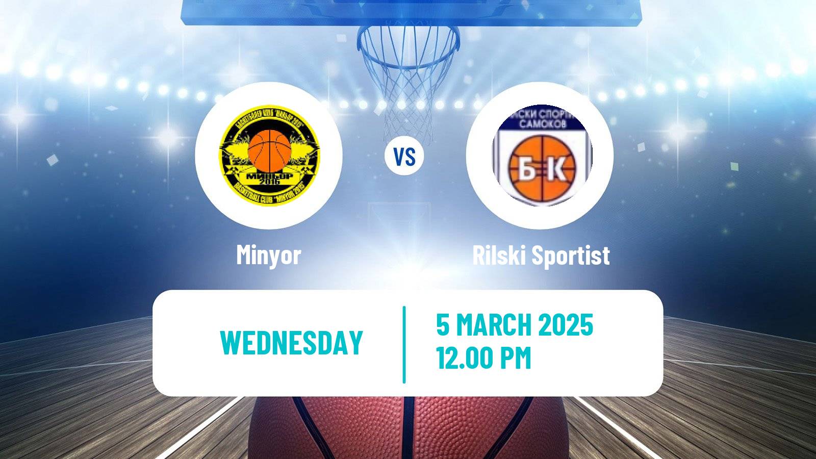 Basketball Bulgarian NBL Minyor - Rilski Sportist