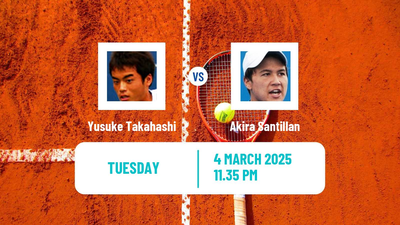 Tennis ITF M15 Maanshan 2 Men Yusuke Takahashi - Akira Santillan