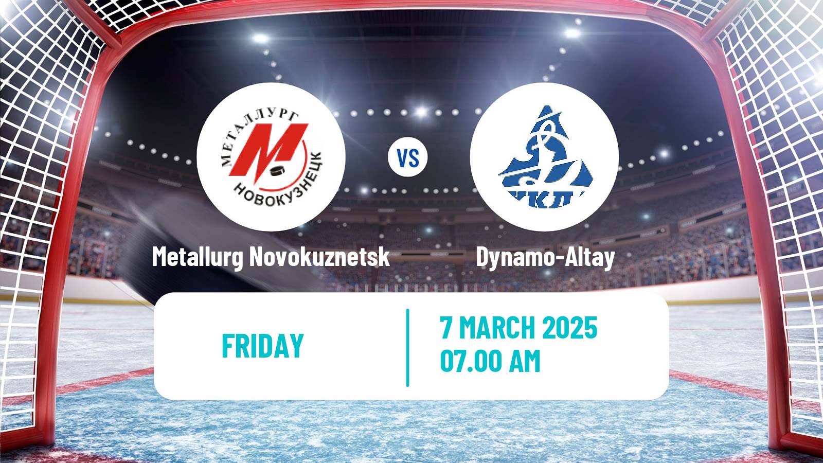 Hockey VHL Metallurg Novokuznetsk - Dynamo-Altay