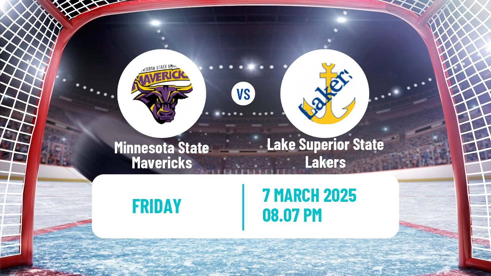 Hockey NCAA Hockey Minnesota State Mavericks - Lake Superior State Lakers
