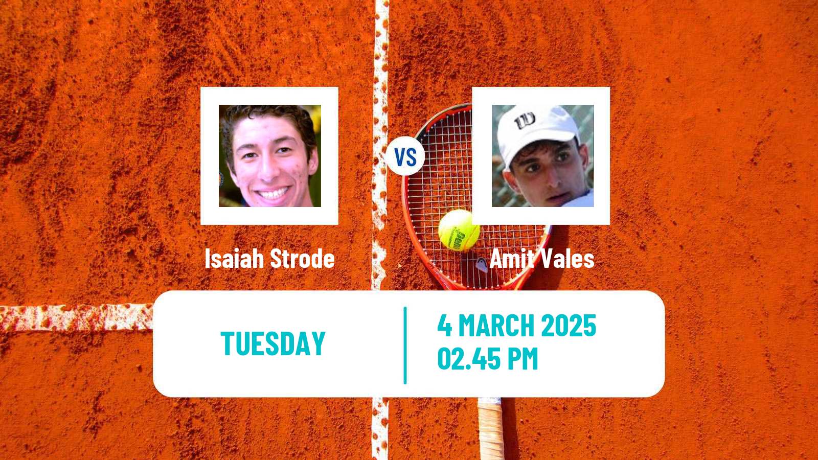 Tennis ITF M15 Huamantla 8 Men Isaiah Strode - Amit Vales