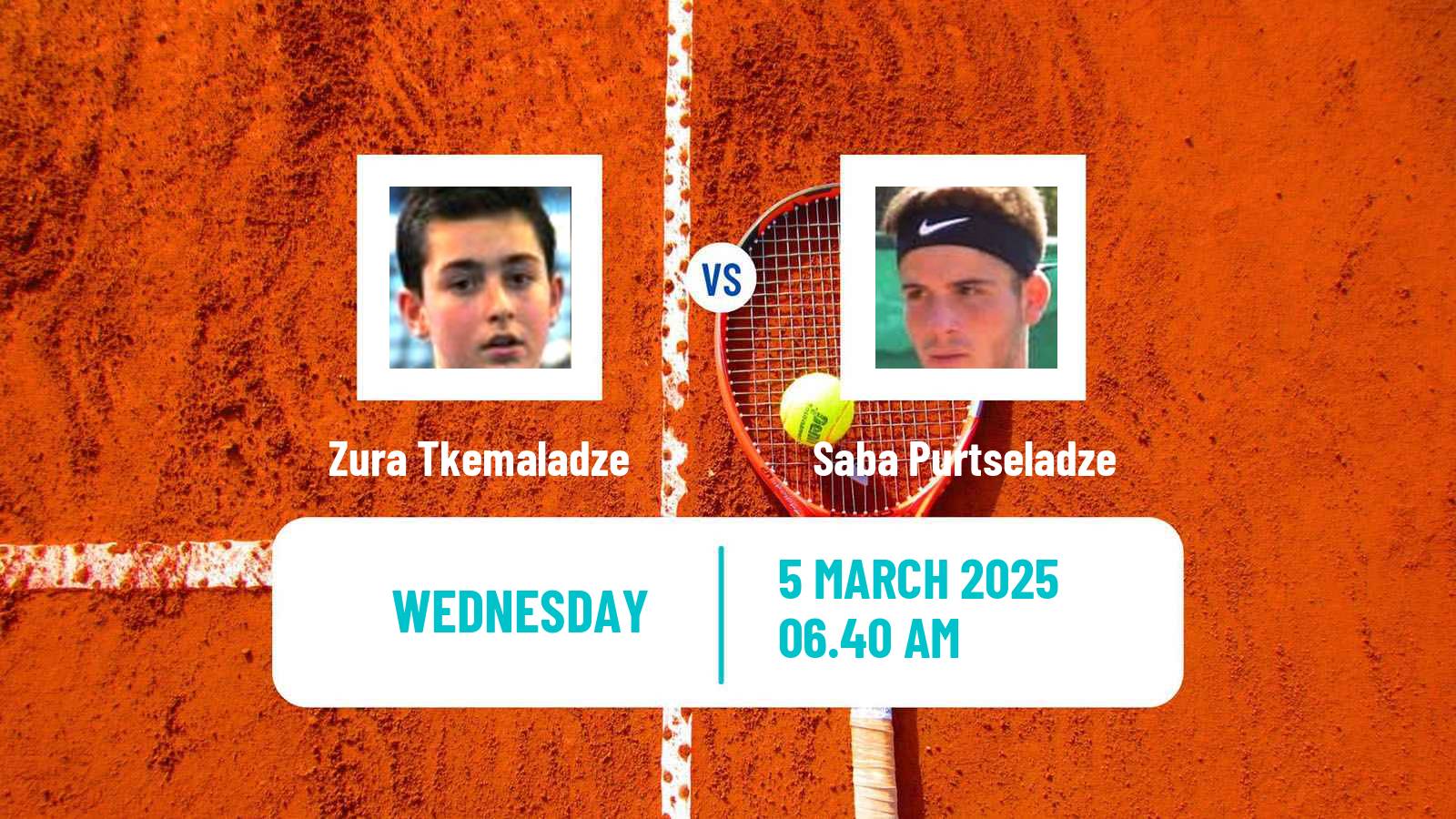 Tennis ITF M15 Sharm Elsheikh 6 Men 2025 Zura Tkemaladze - Saba Purtseladze