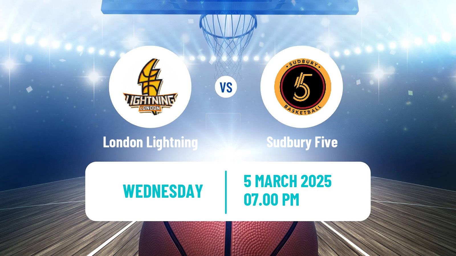 Basketball Canadian Super League Basketball London Lightning - Sudbury Five