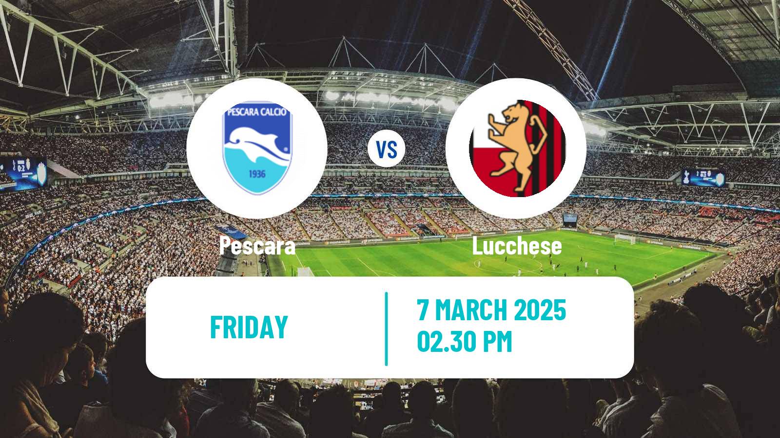 Soccer Italian Serie C Group B Pescara - Lucchese