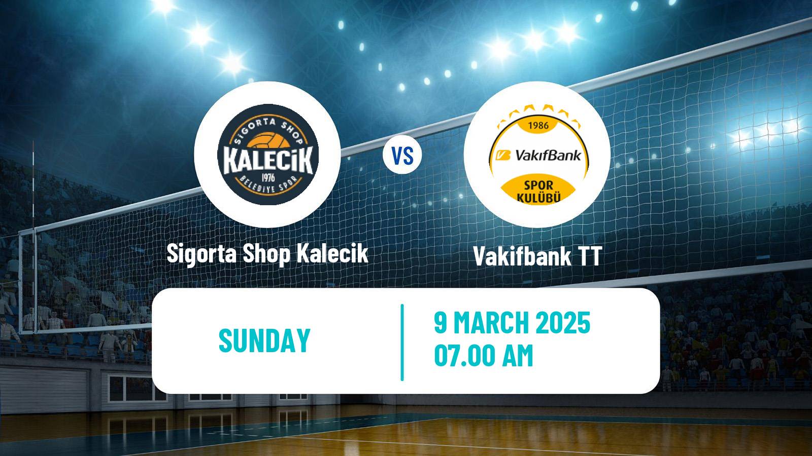 Volleyball Turkish Sultanlar Ligi Volleyball Women Sigorta Shop Kalecik - Vakifbank TT