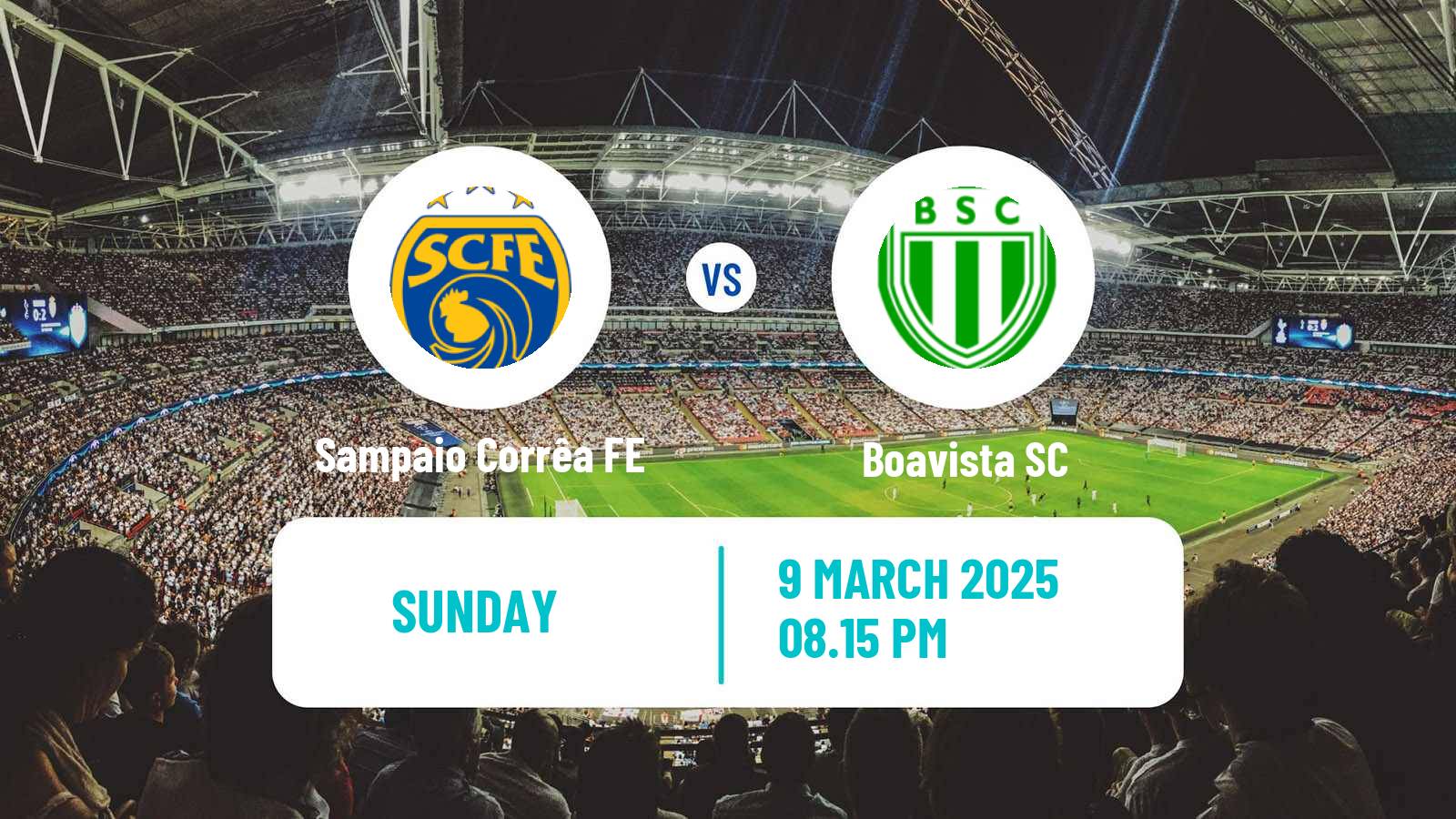 Soccer Brazilian Campeonato Carioca Sampaio Corrêa FE - Boavista