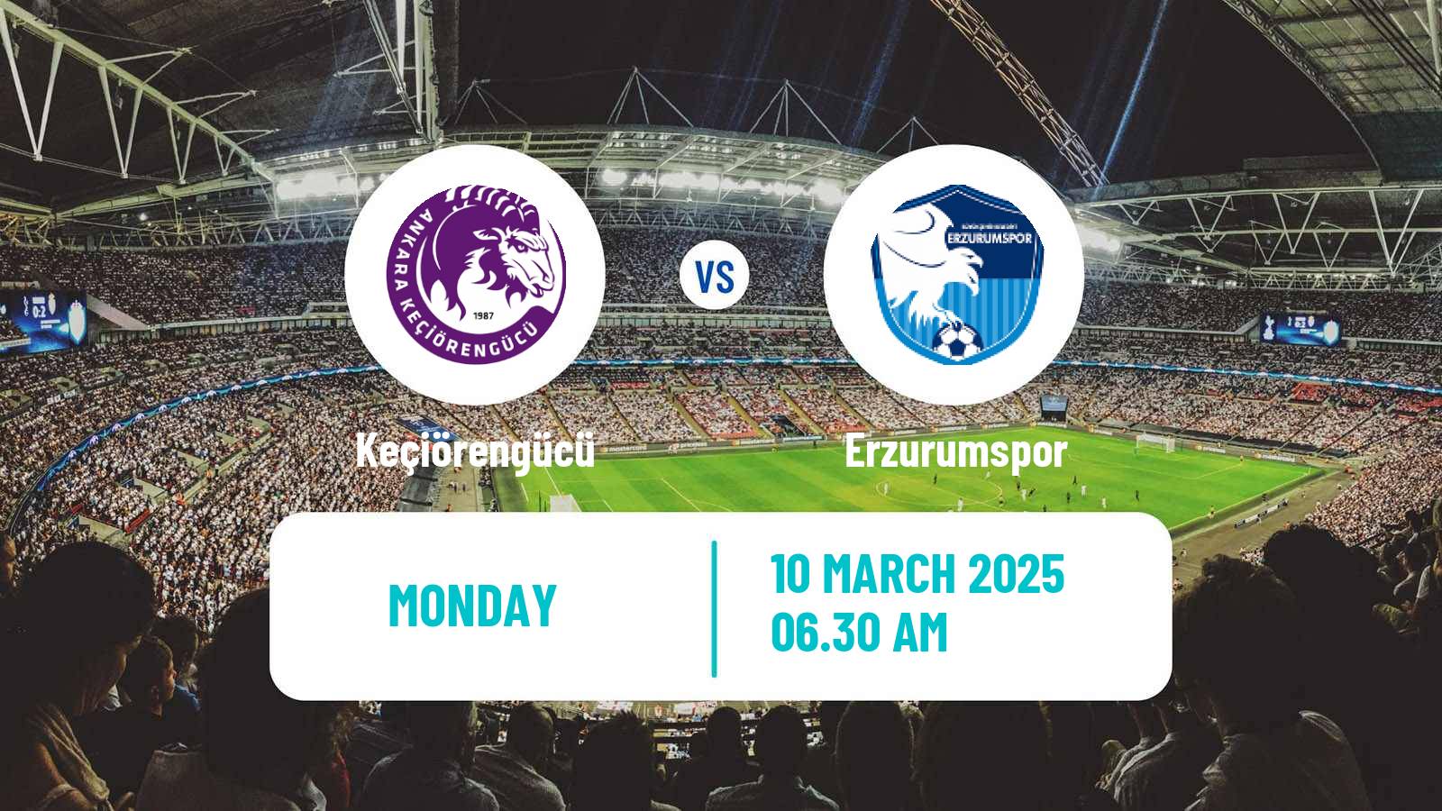 Soccer Turkish First League Keçiörengücü - Erzurumspor