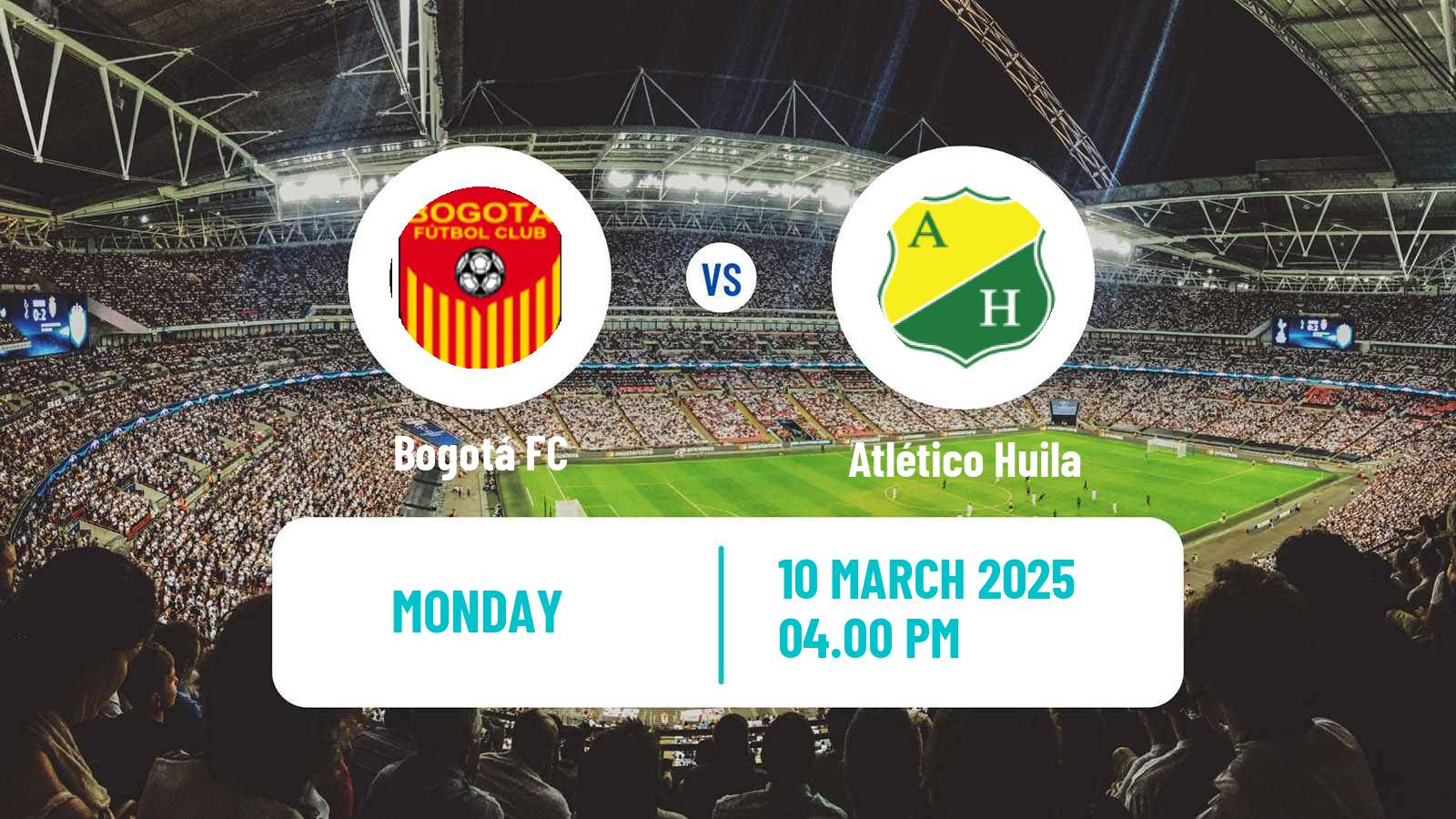 Soccer Colombian Primera B Bogotá - Atlético Huila