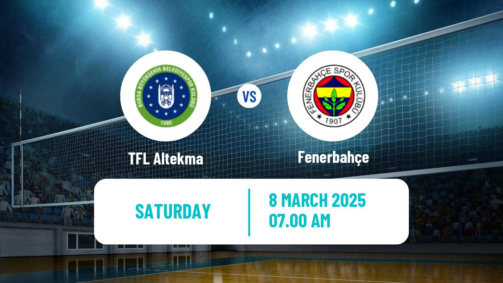 Volleyball Turkish Efeler Ligi Volleyball TFL Altekma - Fenerbahçe