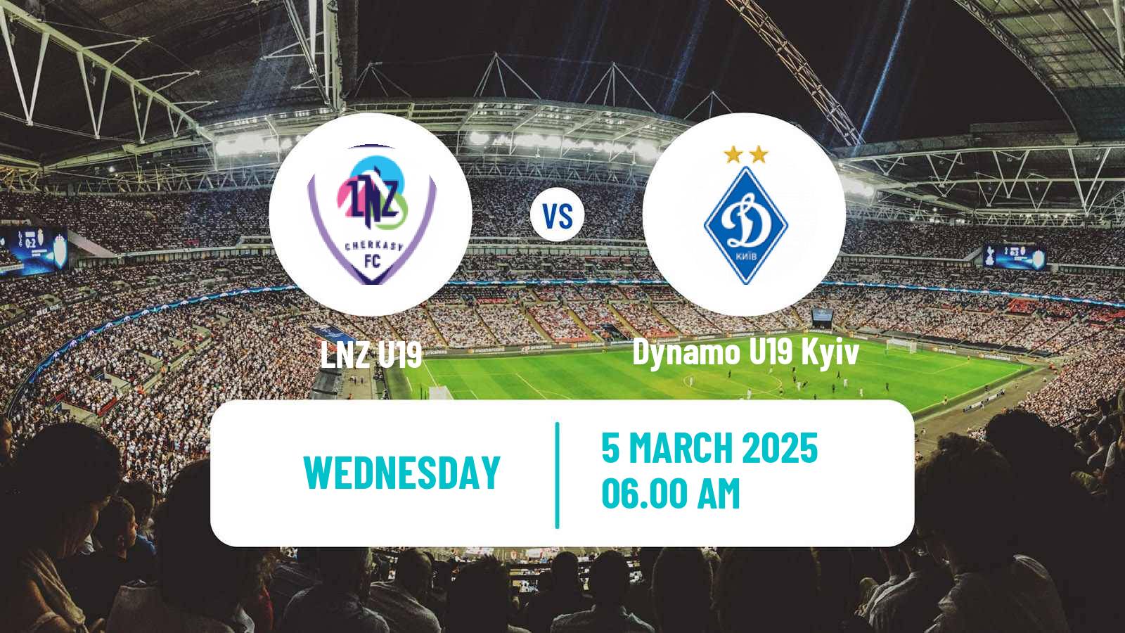 Soccer Ukrainian U19 League LNZ U19 - Dynamo U19 Kyiv