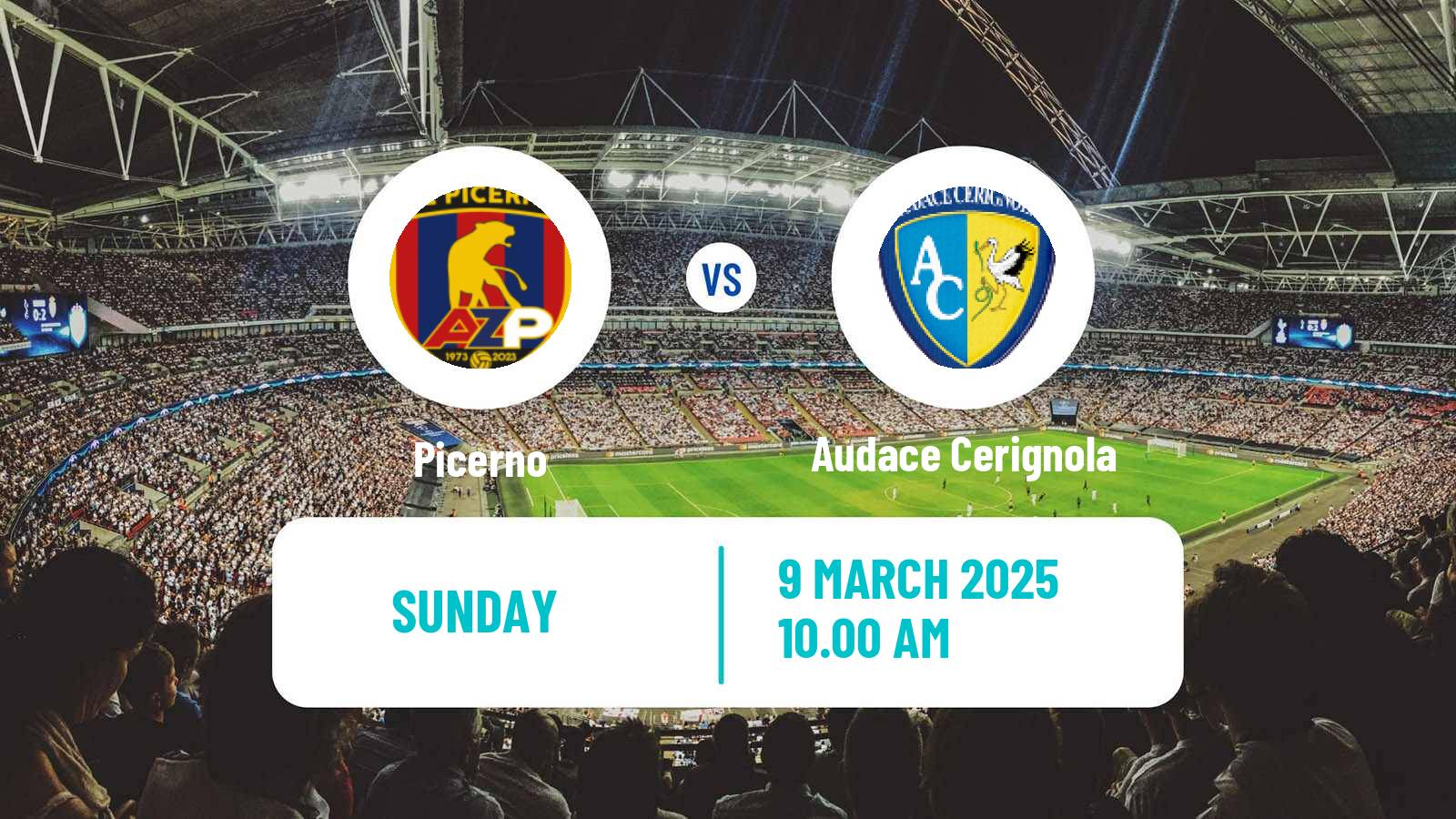 Football Italian Serie C Group C Picerno - Audace Cerignola
