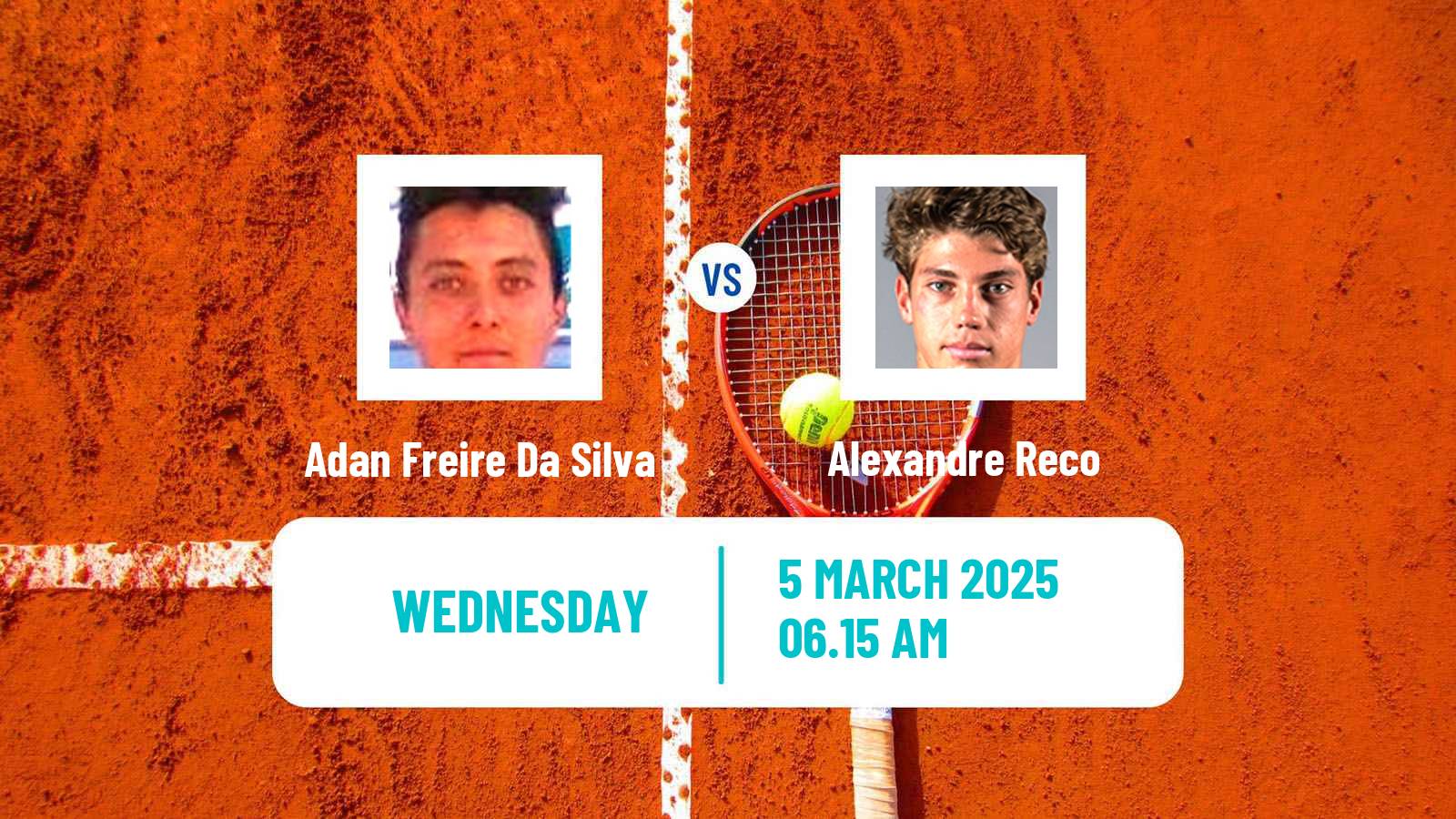 Tennis ITF M15 Poitiers Men Adan Freire Da Silva - Alexandre Reco