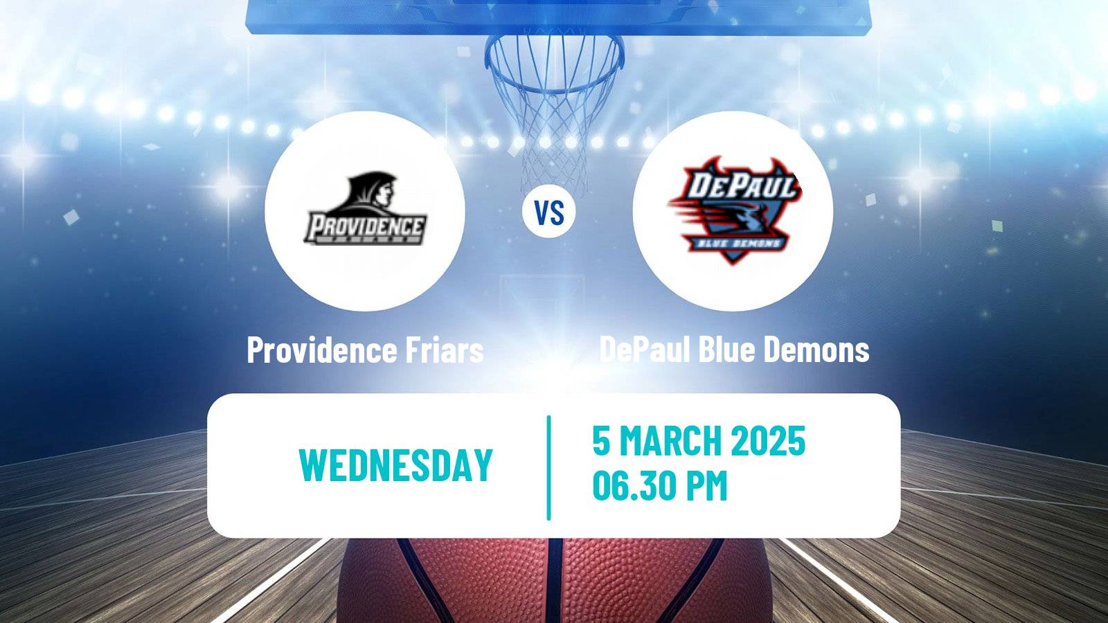Basketball NCAA College Basketball Providence Friars - DePaul Blue Demons