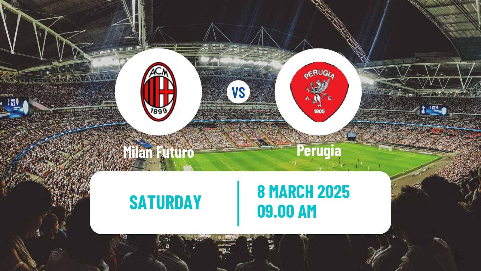 Soccer Italian Serie C Group B Milan Futuro - Perugia
