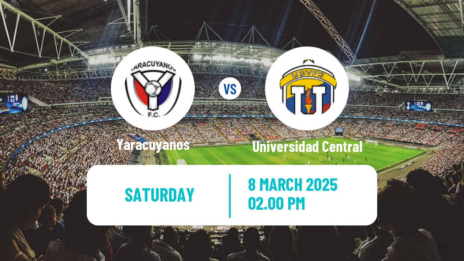 Football Venezuelan Primera Division Yaracuyanos - Universidad Central