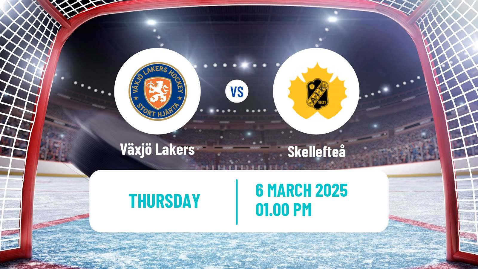 Hockey SHL Växjö Lakers - Skellefteå