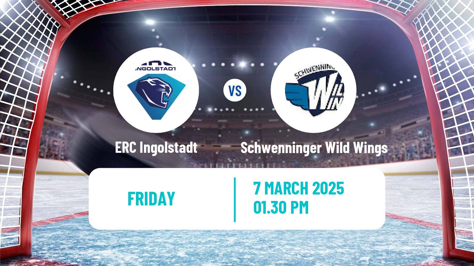 Hockey German Ice Hockey League ERC Ingolstadt - Schwenninger Wild Wings