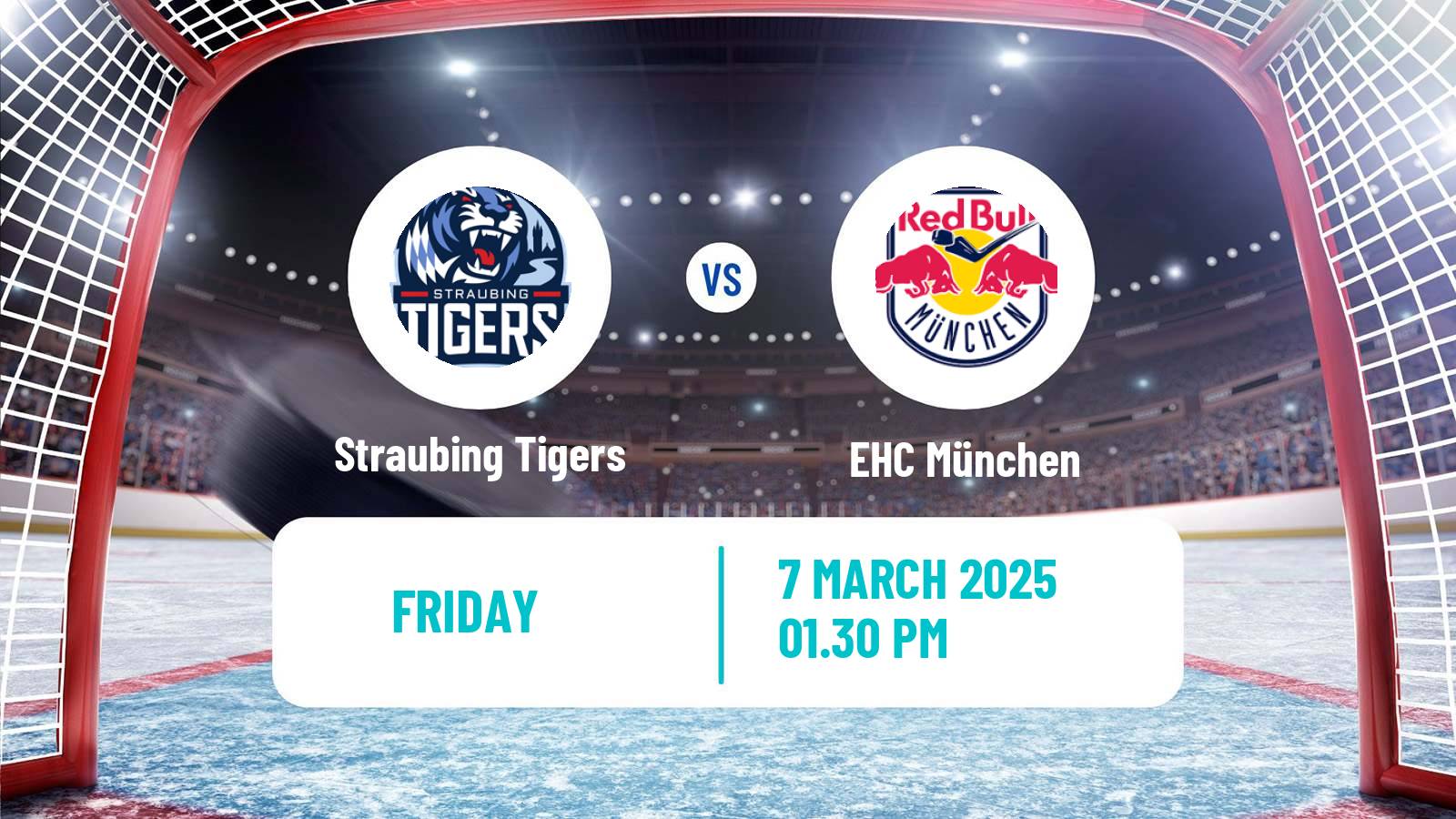 Hockey German Ice Hockey League Straubing Tigers - EHC München