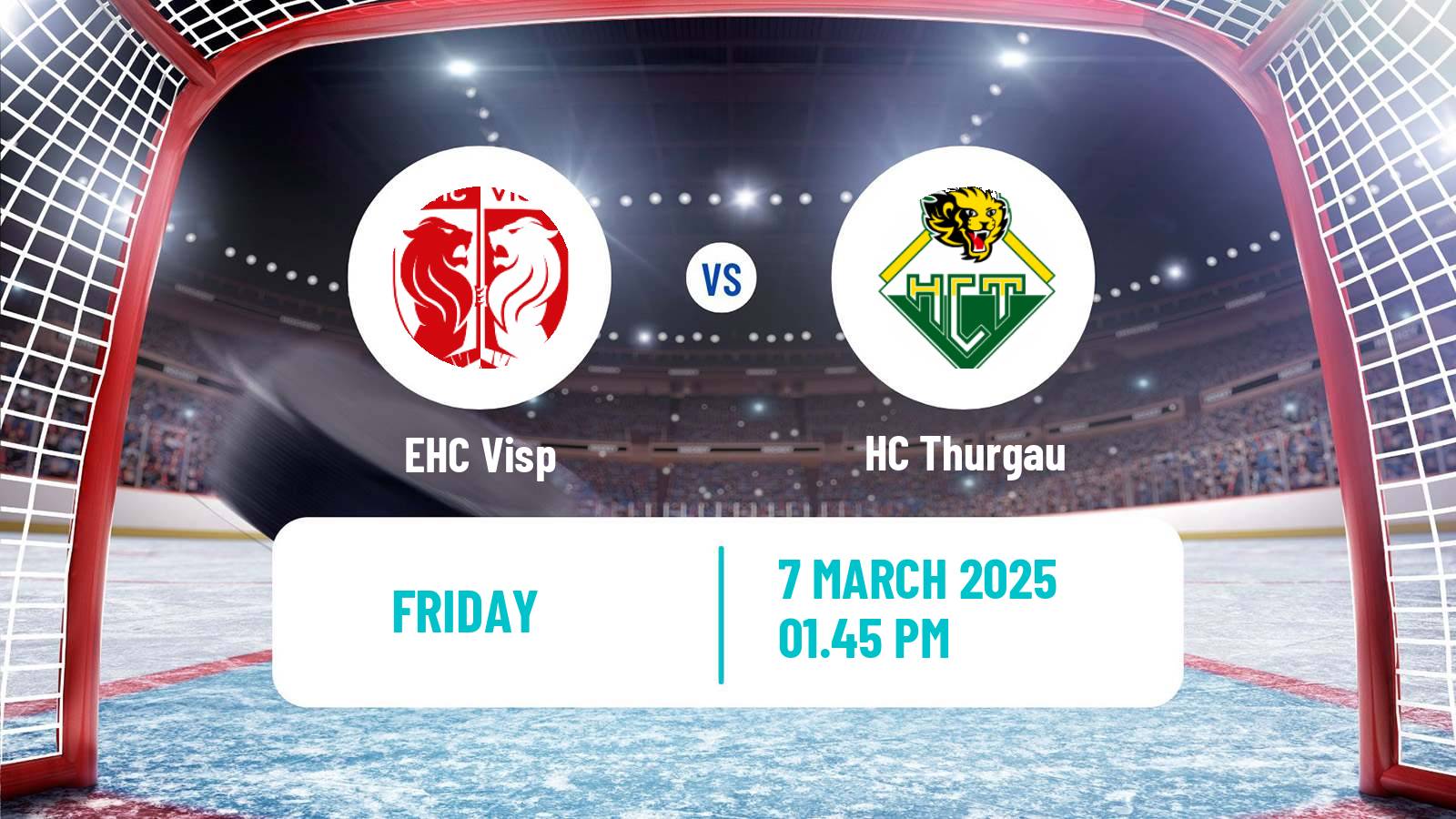 Hockey Swiss League Hockey Visp - Thurgau