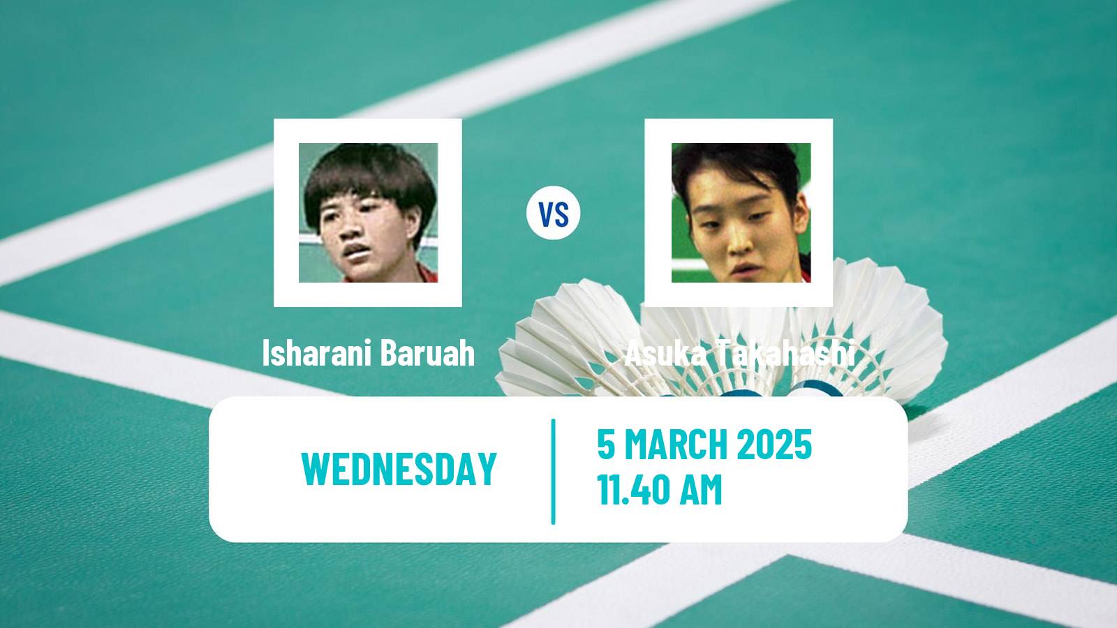 Badminton BWF World Tour Orleans Masters Women Isharani Baruah - Asuka Takahashi