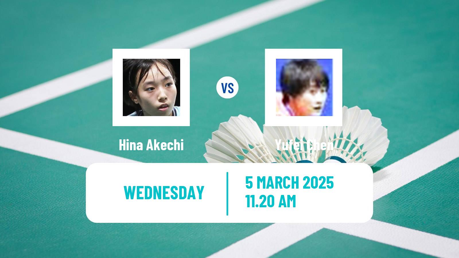 Badminton BWF World Tour Orleans Masters Women Hina Akechi - Yufei Chen
