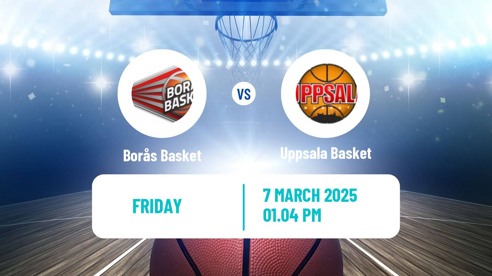 Basketball Swedish Basketligan Borås Basket - Uppsala Basket