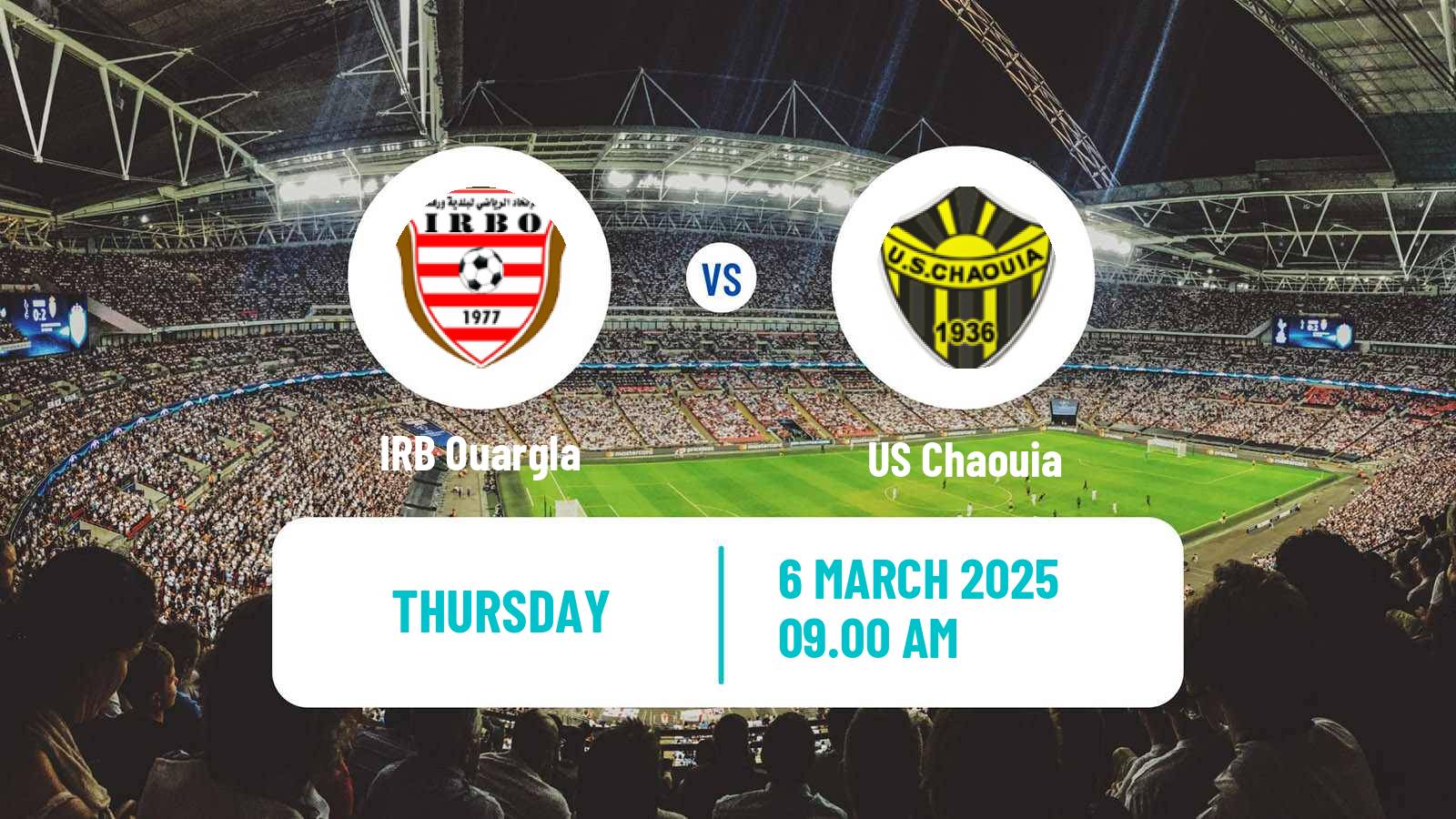 Soccer Algerian Ligue 2 Ouargla - Chaouia
