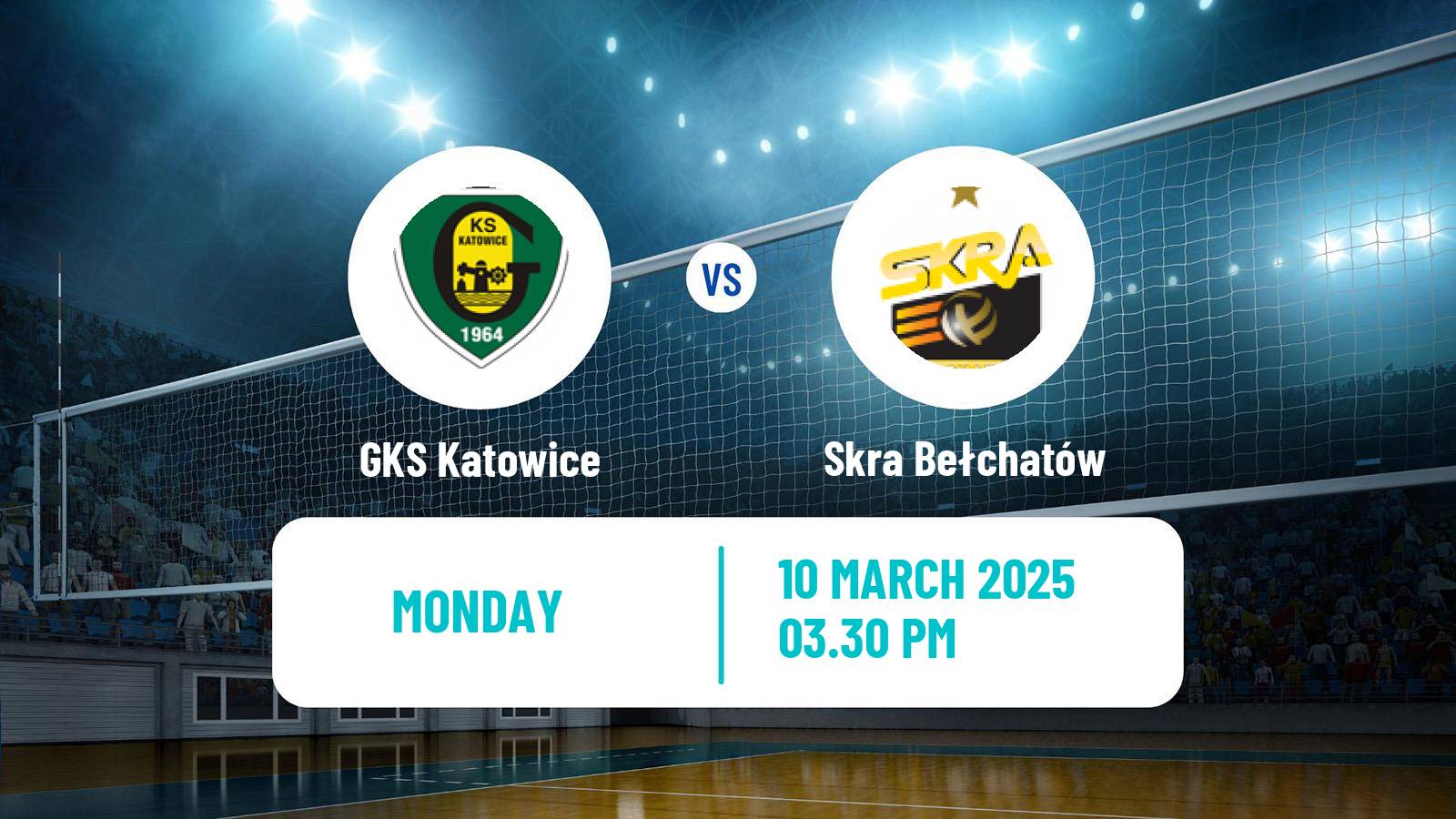 Volleyball Polish PlusLiga GKS Katowice - Skra Bełchatów