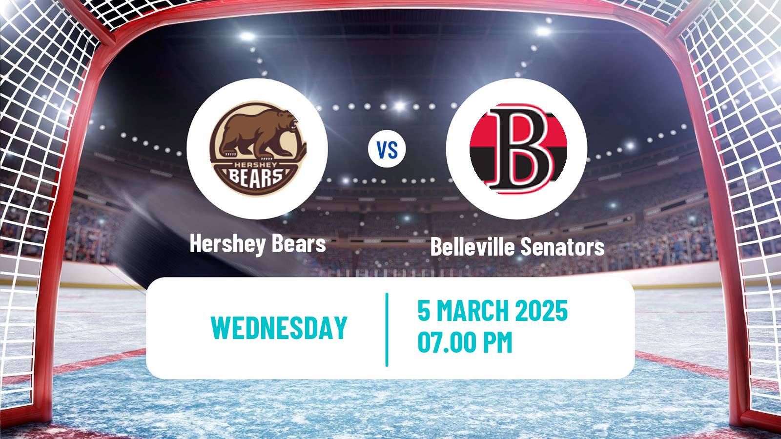 Hockey AHL Hershey Bears - Belleville Senators