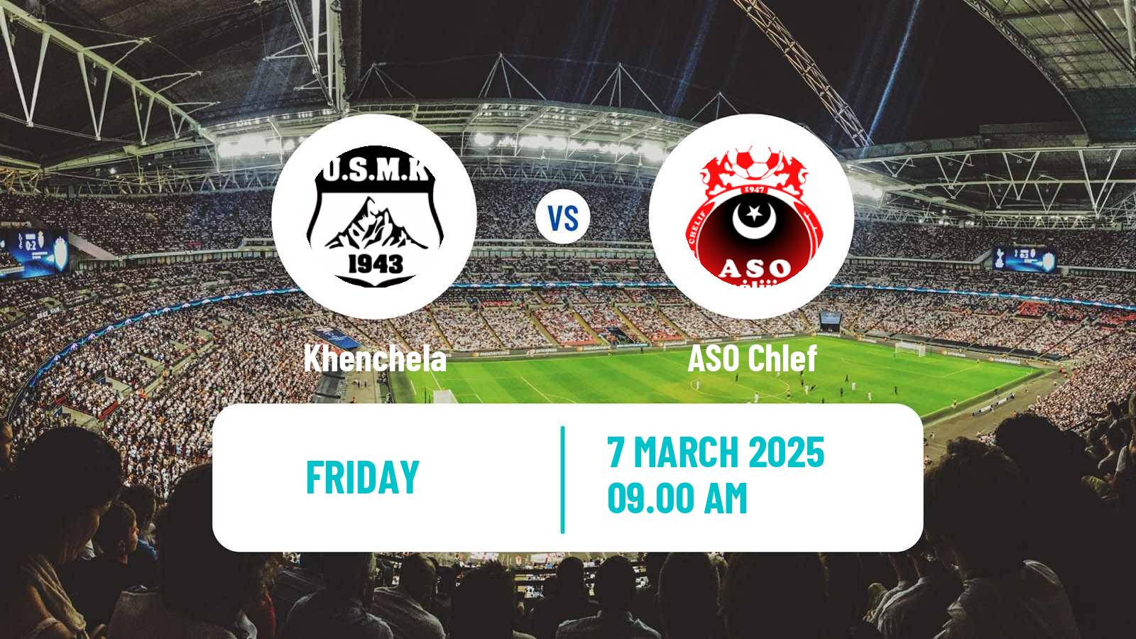 Soccer Algerian Ligue 1 Khenchela - ASO Chlef