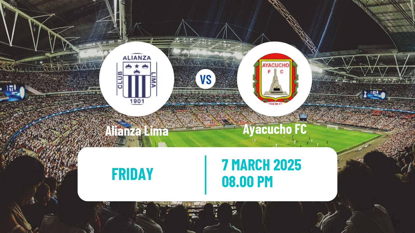 Soccer Peruvian Liga 1 Alianza Lima - Ayacucho