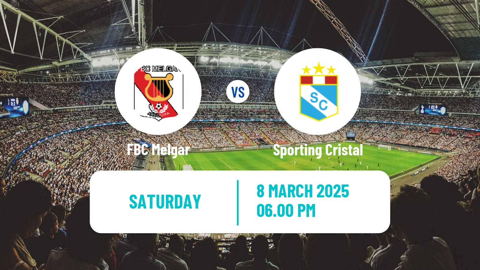 Football Peruvian Liga 1 FBC Melgar - Sporting Cristal