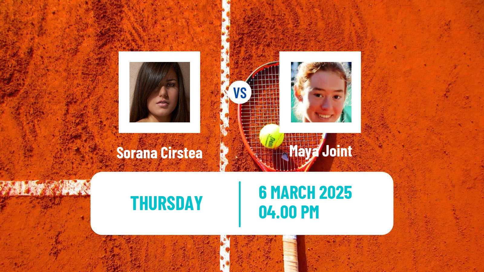 Tennis WTA Indian Wells Sorana Cirstea - Maya Joint