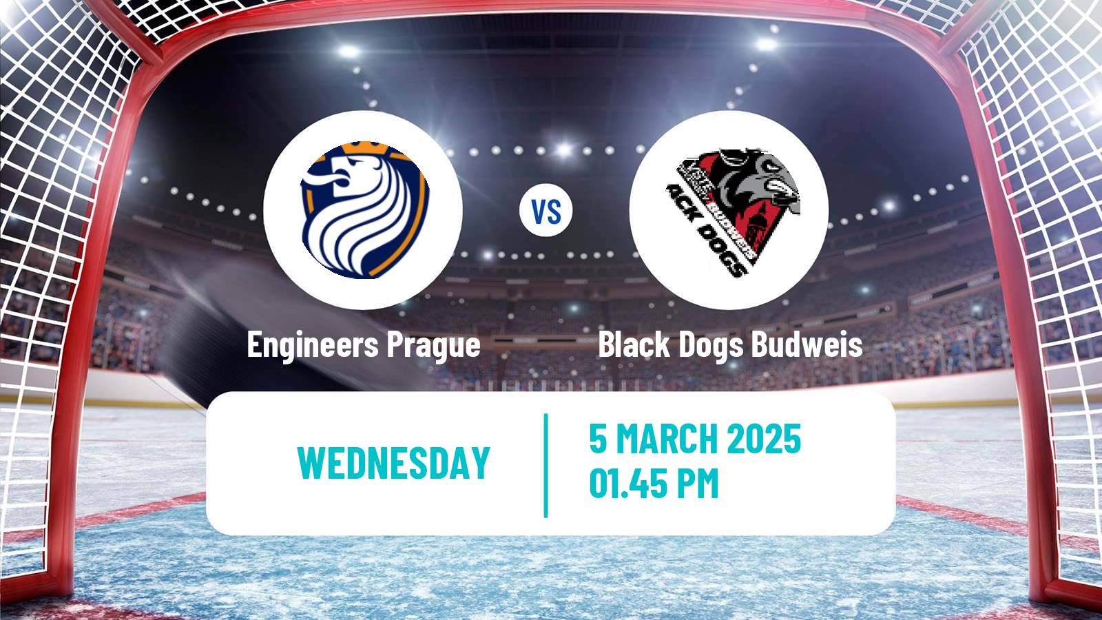 Hockey Czech ULLH Engineers Prague - Black Dogs Budweis