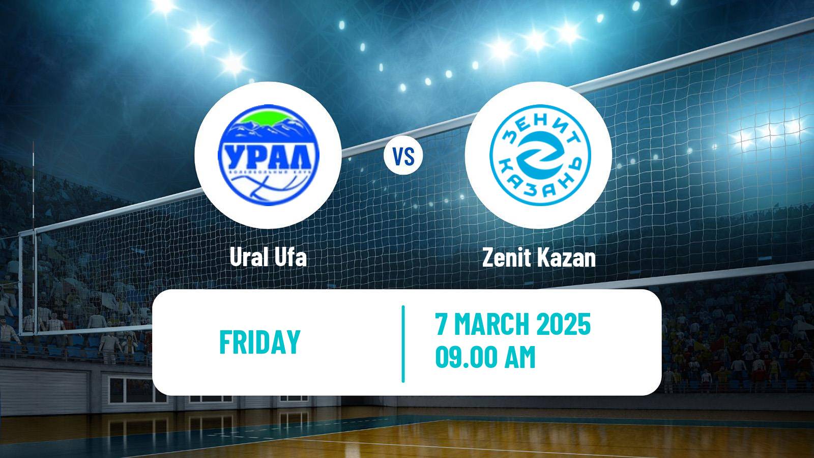 Volleyball Russian Super League Volleyball Ural Ufa - Zenit Kazan