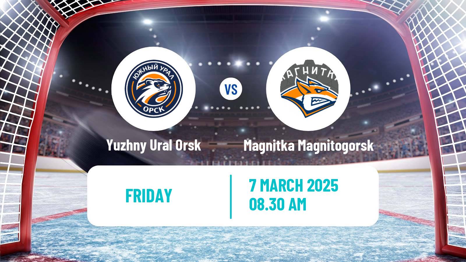 Hockey VHL Yuzhny Ural Orsk - Magnitka Magnitogorsk