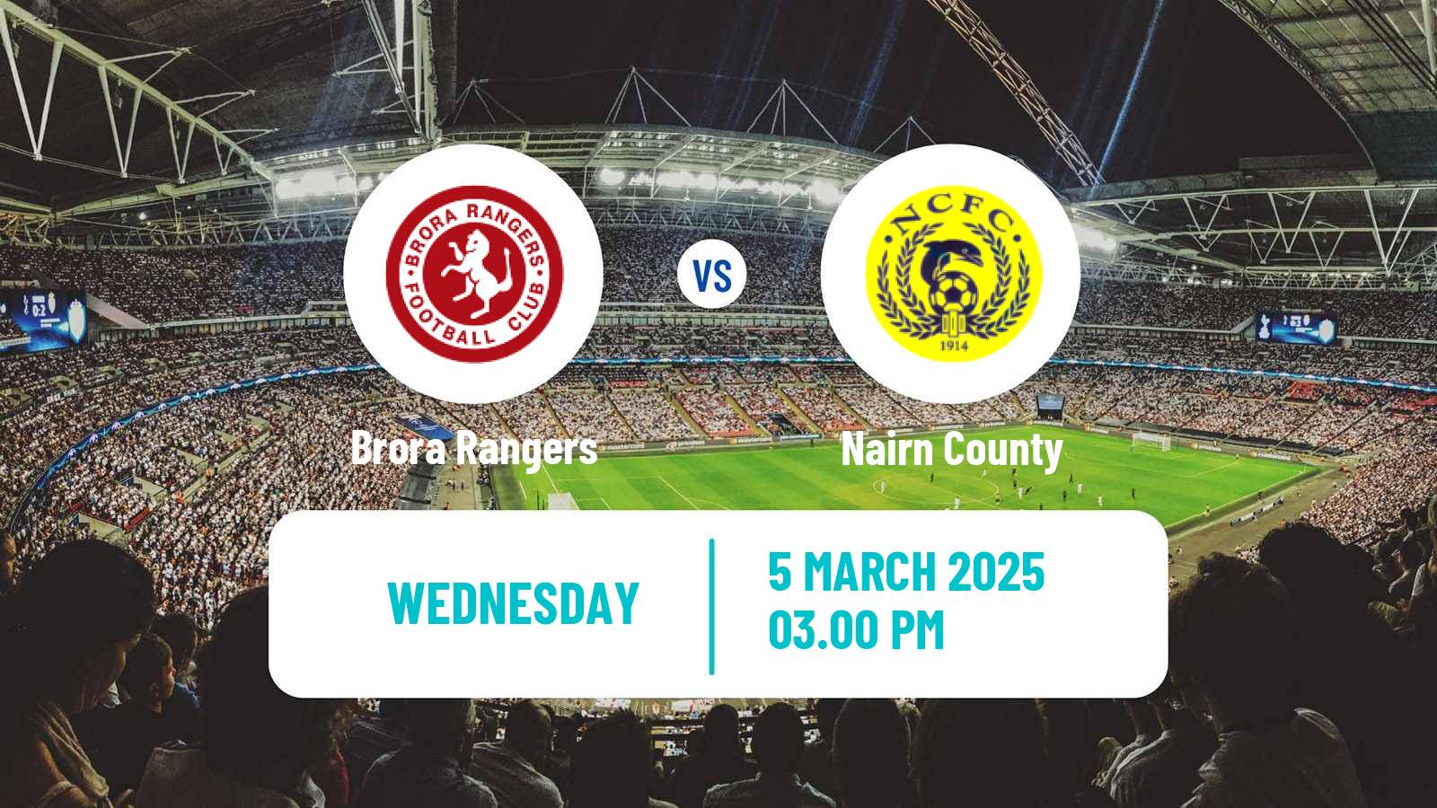 Soccer Scottish Highland League Brora Rangers - Nairn County