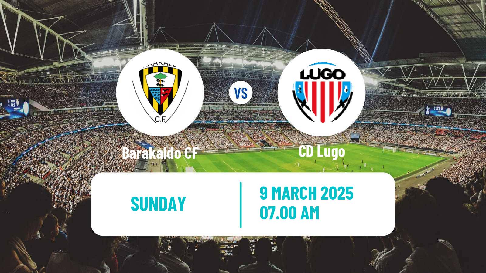 Soccer Spanish Primera RFEF Group 1 Barakaldo - Lugo