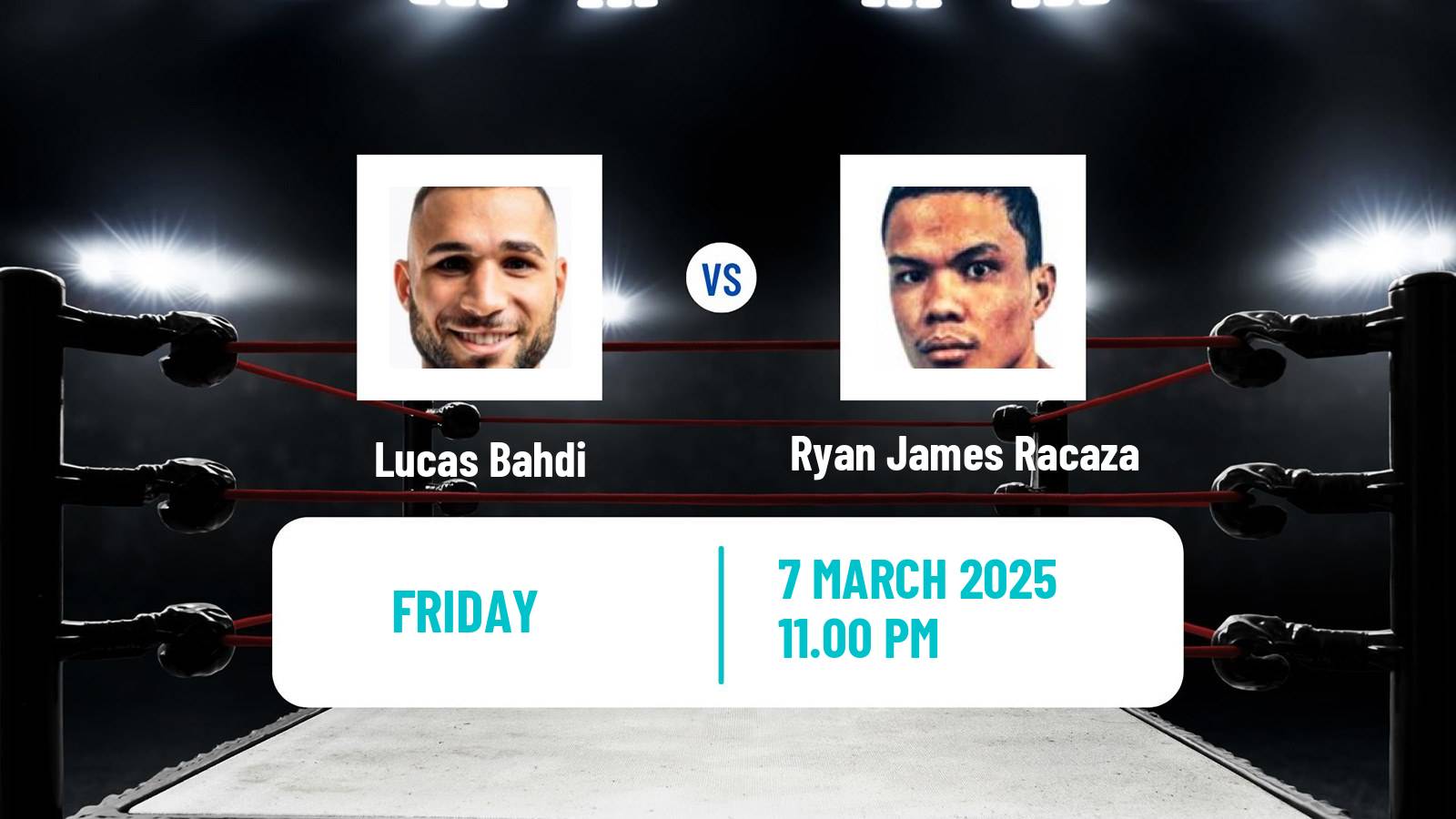 Boxing Lightweight Others Matches Men Lucas Bahdi - Ryan James Racaza