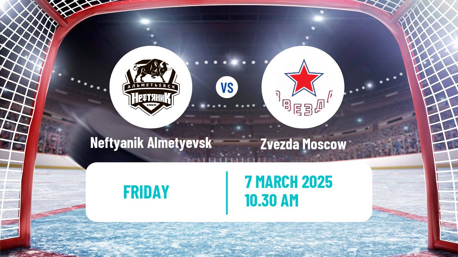 Hockey VHL Neftyanik Almetyevsk - Zvezda Moscow