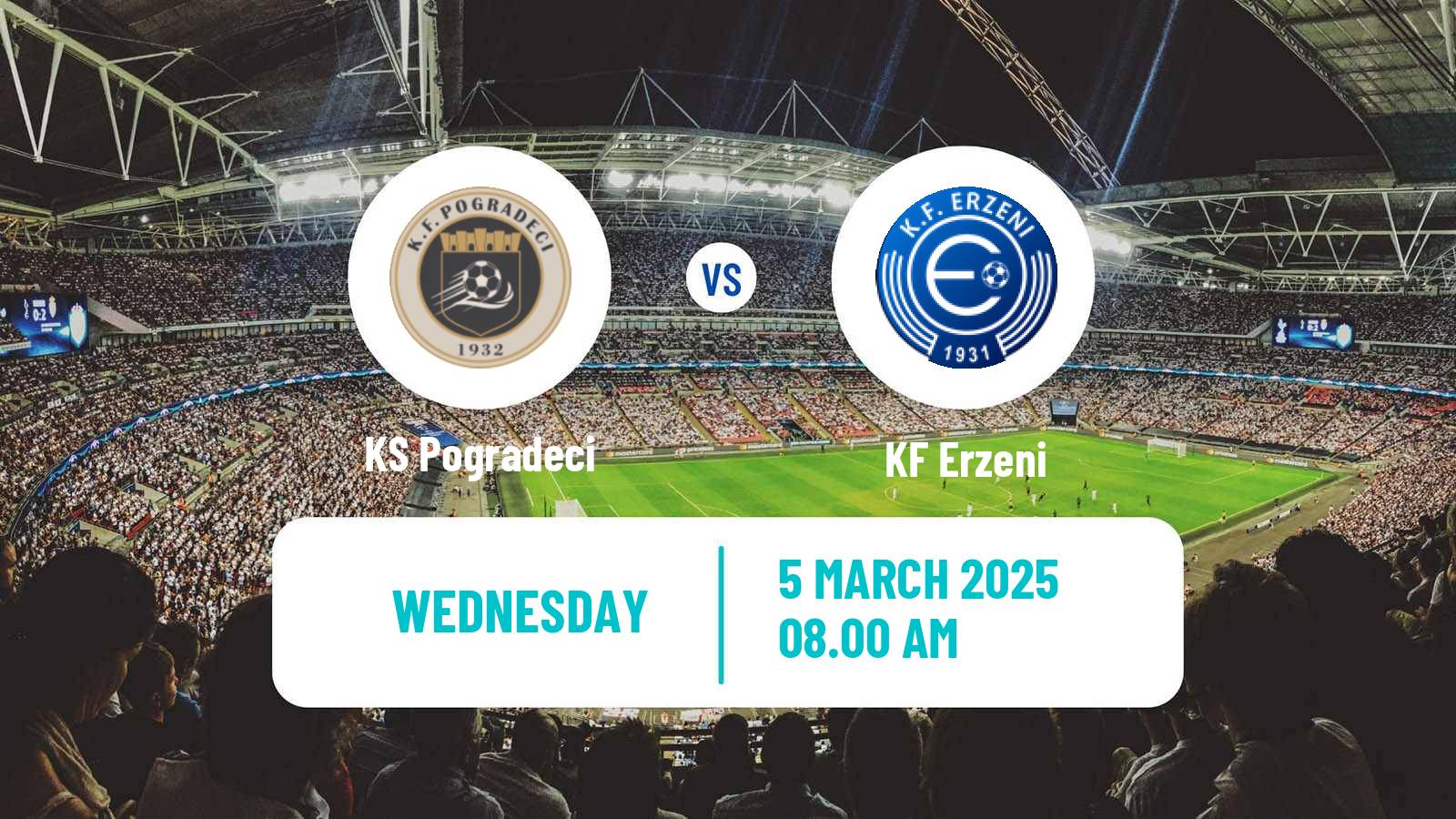 Soccer Albanian First Division Pogradeci - Erzeni