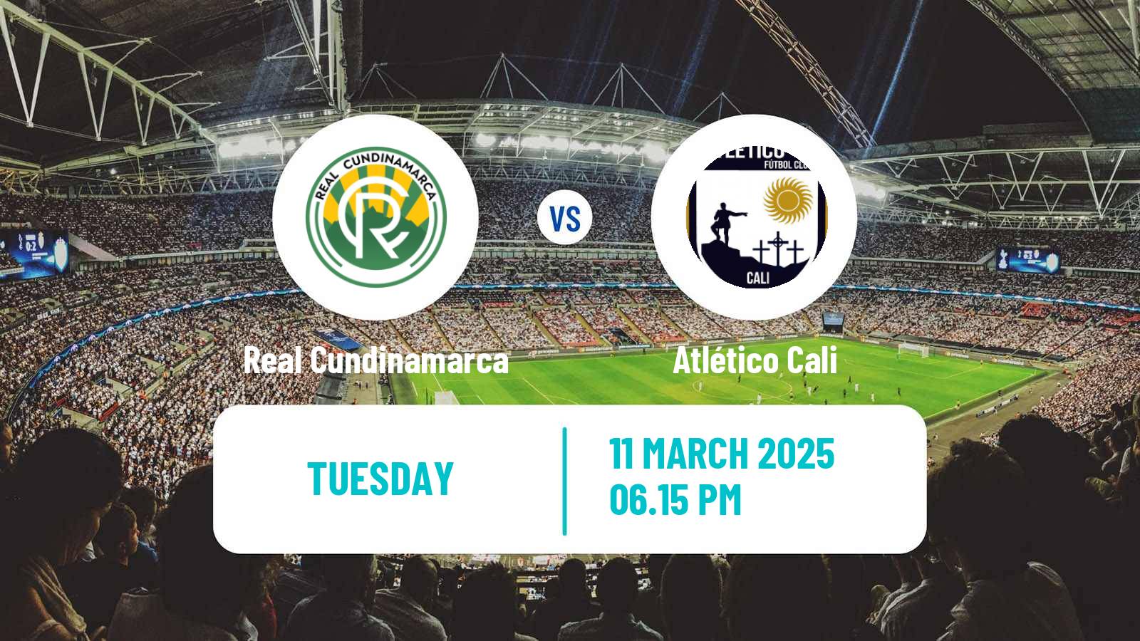 Soccer Colombian Primera B Real Cundinamarca - Atlético Cali