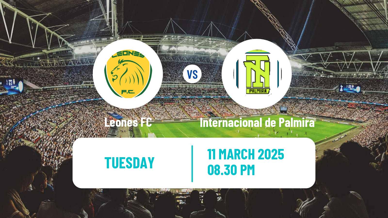 Soccer Colombian Primera B Leones - Internacional de Palmira