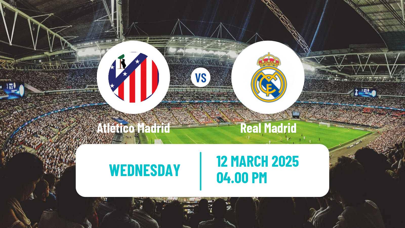Soccer UEFA Champions League Atlético Madrid - Real Madrid