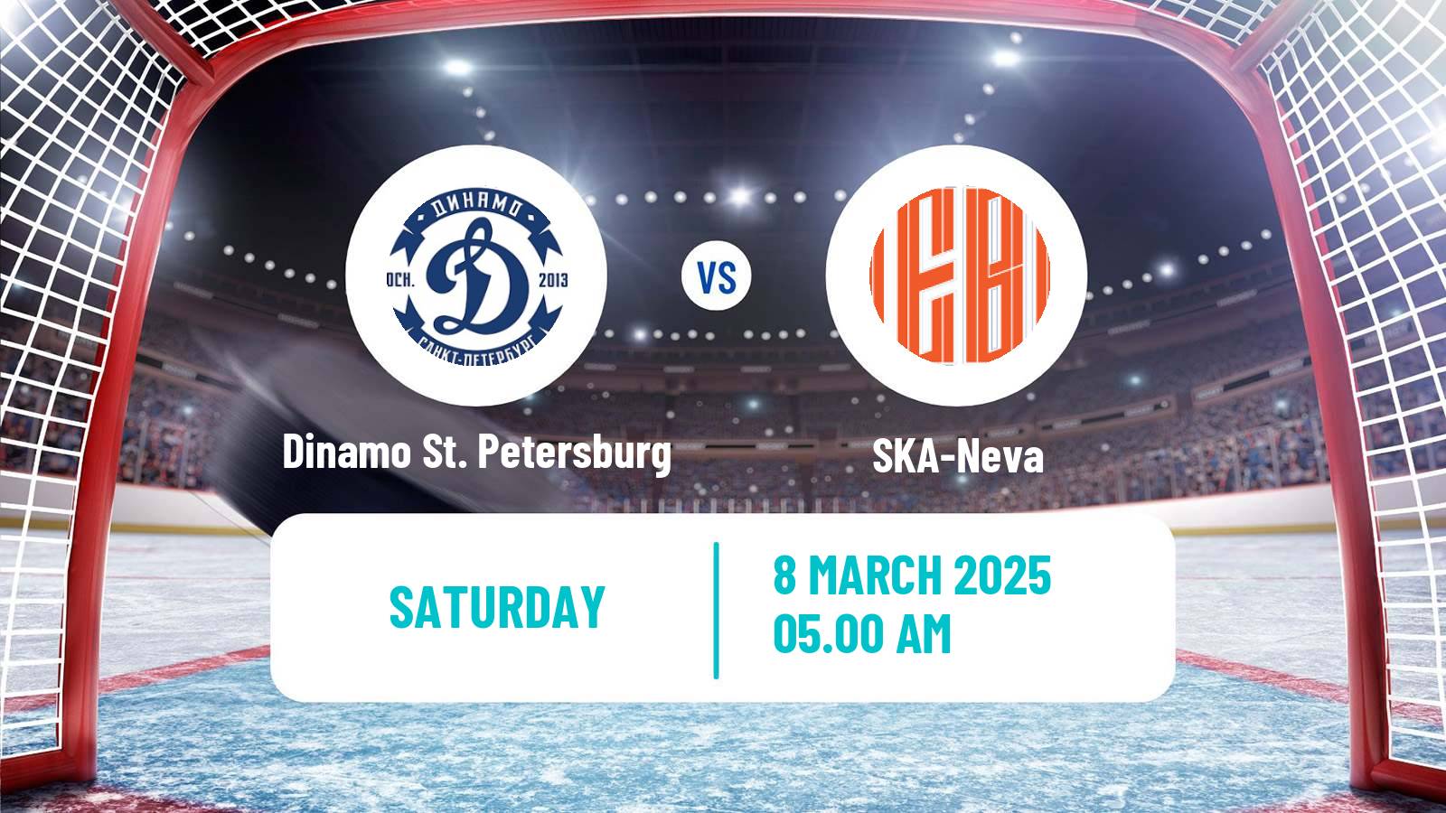 Hockey VHL Dinamo St. Petersburg - SKA-Neva