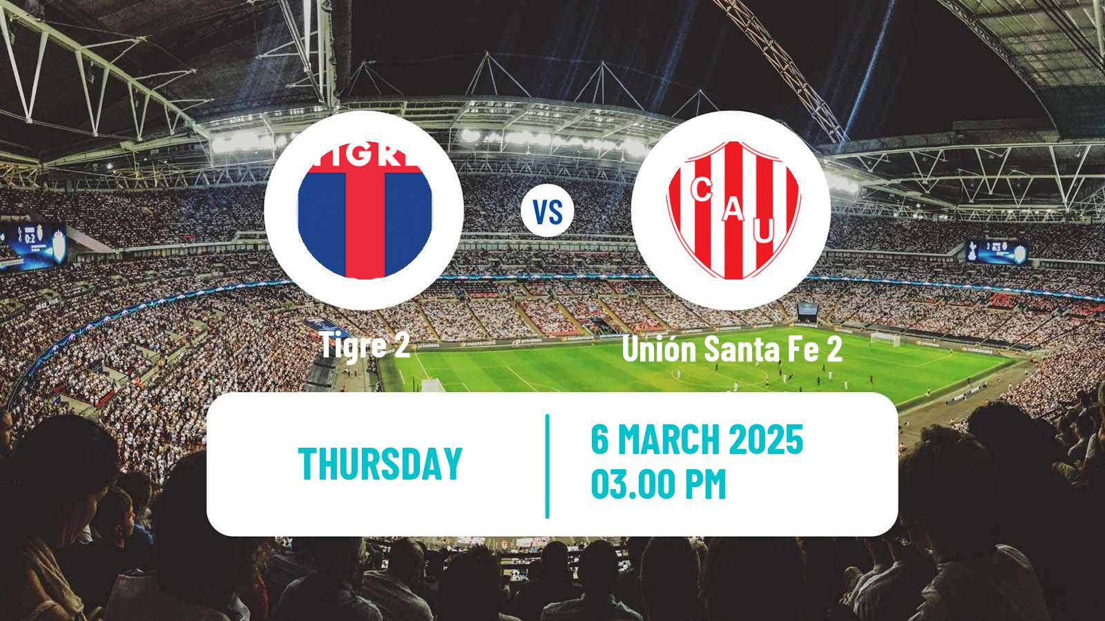 Soccer Argentinian Reserve League Tigre 2 - Unión Santa Fe 2